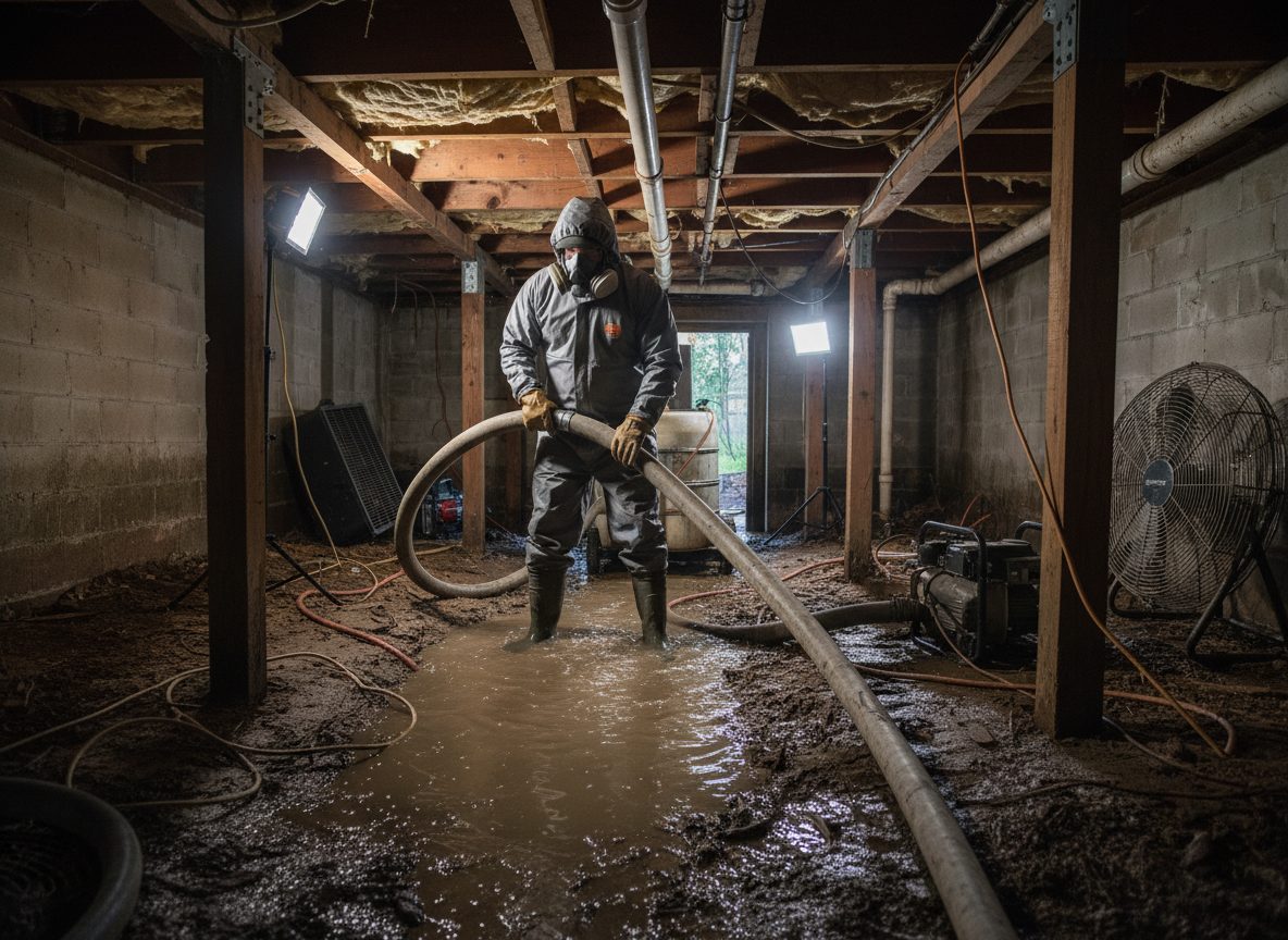 Crawl Space Water Removal in Decatur