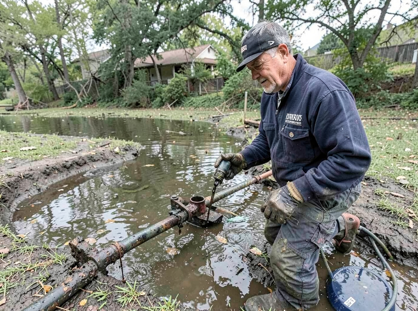 Standing Water After a Plumbing Leak in Decatur