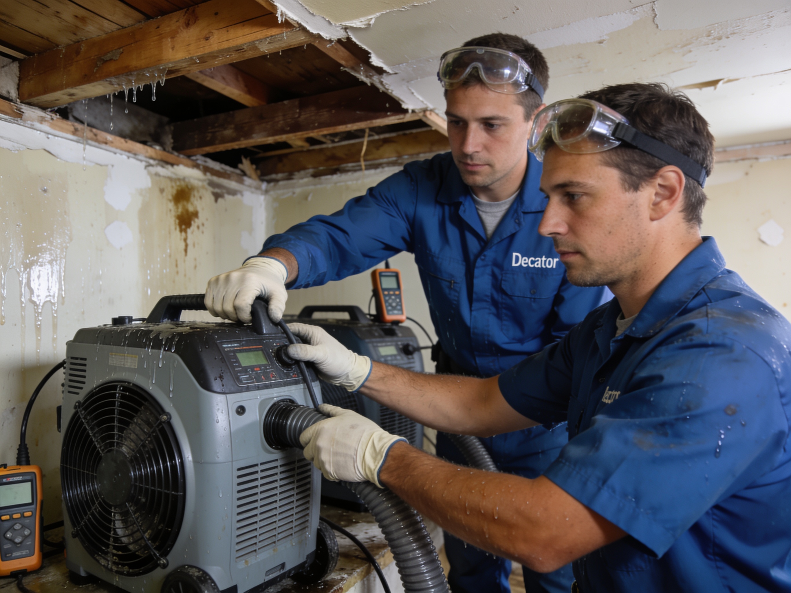 Structural Drying and Dehumidification in Decatur